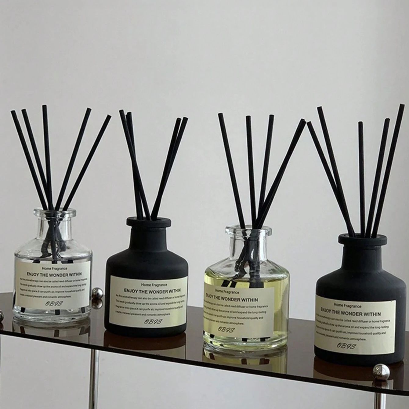 Home Fragrance Diffuser Sticks - 50ml Vlamloze Huisgeur Ruimteverfrisser Vlamloze Freesia