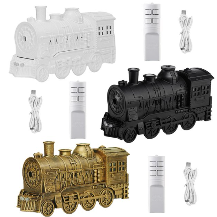 Home Fragrance Natural - 300ml Aromatherapie Machine Luchtbevochtiger Retro Stoomtrein