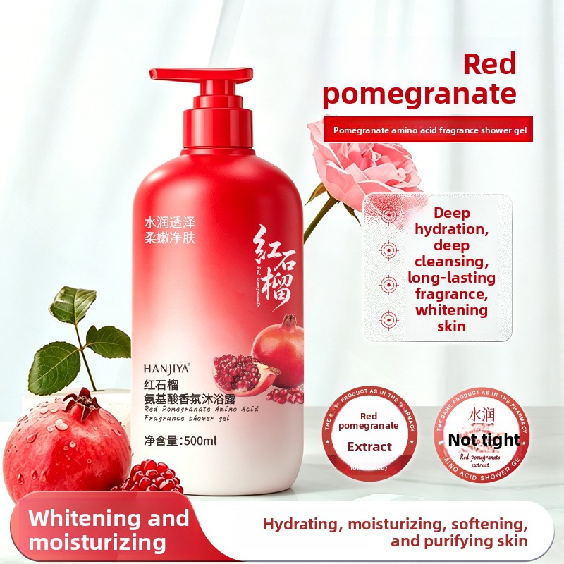 Home Fragrance That Lasts Long - Rode Granaatappel Aminozuur Geur Body Wash