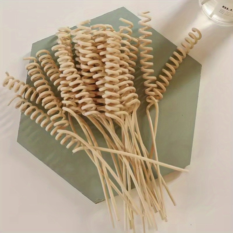 Home Fragrance Diffuser Sticks - 10 Stuks Plant Gebogen Rotan Stokken