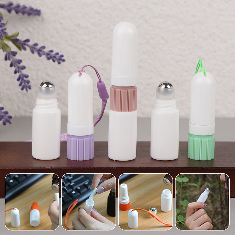 Home Fragrance Diffuser Sticks - 2-in-1 blanco neusinhalatorstokken met draagkoord etherische