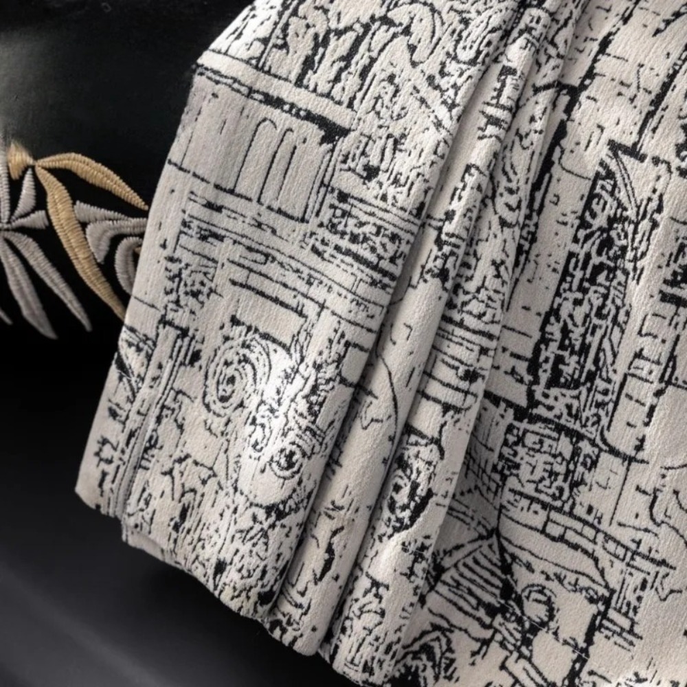 Home Fragrance In French - Franse kleine geurstijl geweven jacquard verduisterende