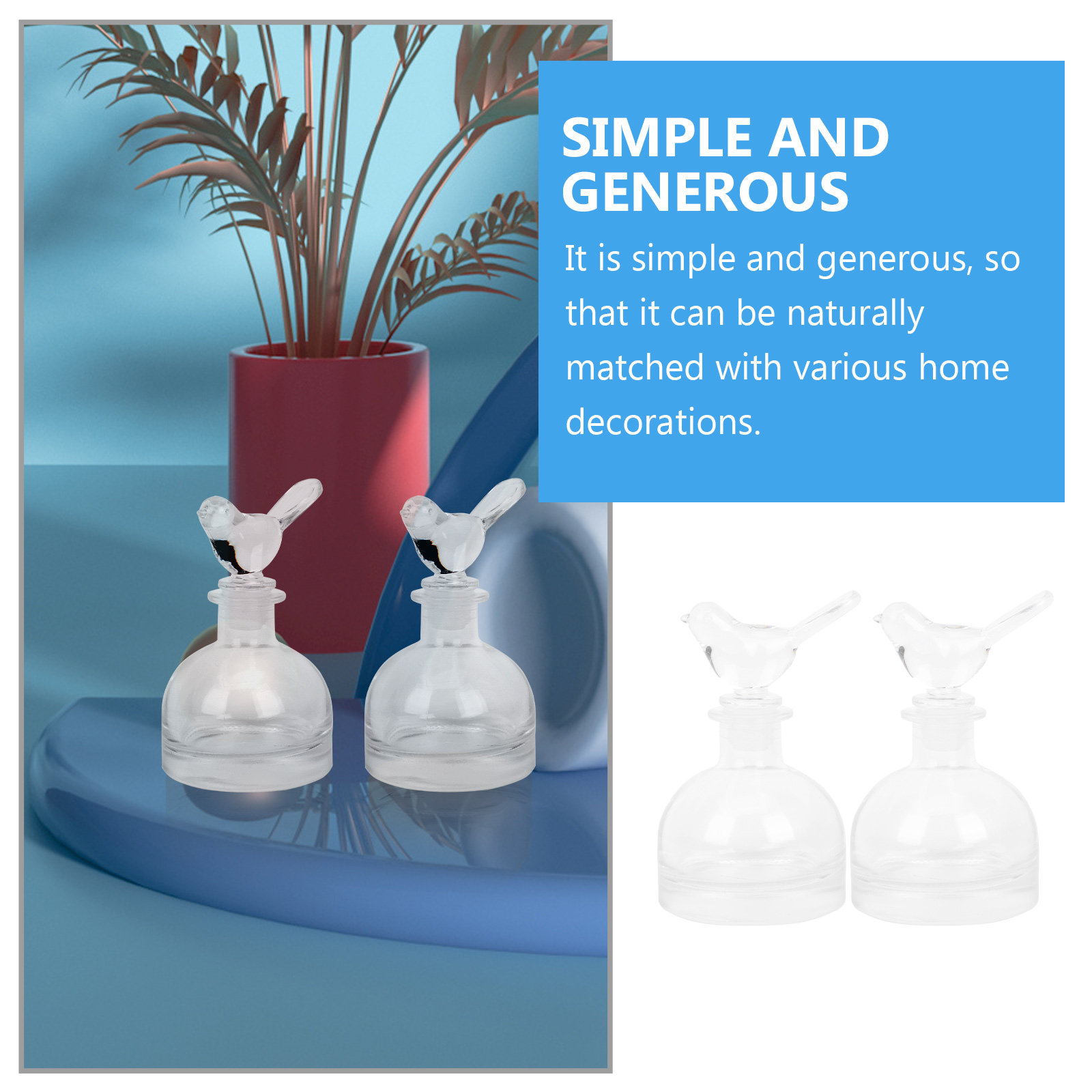 2 stuks glazen parfumflesjes p - Home Fragrance Bottle recensie en prijs