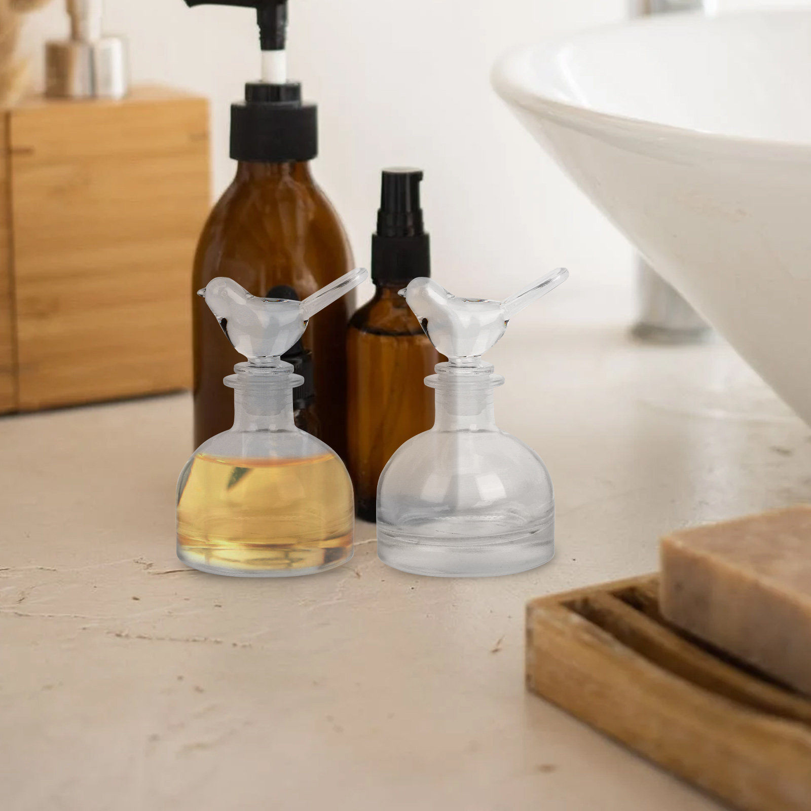 2 stuks glazen parfumflesjes p - Home Fragrance Bottle recensie en prijs