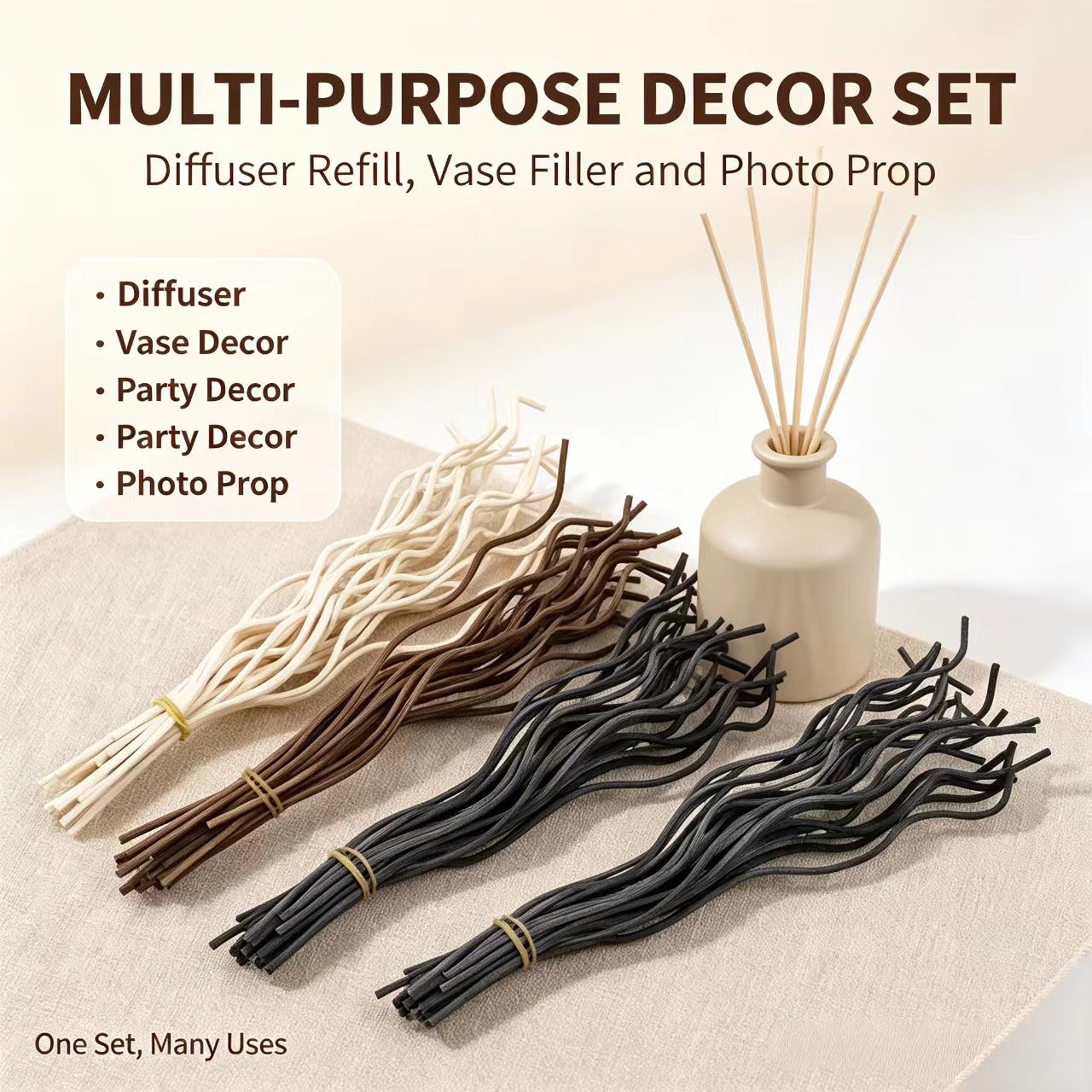 20 Stuks Lange Golvende Rotan  - Home Fragrance Diffuser Sticks recensie en prijs