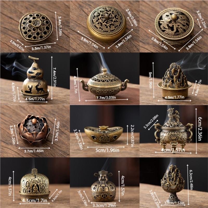 Vintage legering wierookbrande - Home Fragrance Miniso recensie en prijs