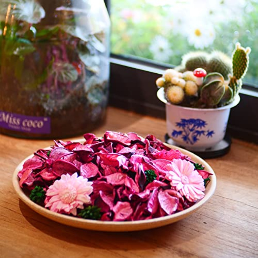 Roze potpourrizakjes, decorati - Potpourri Dried Flower recensie en prijs