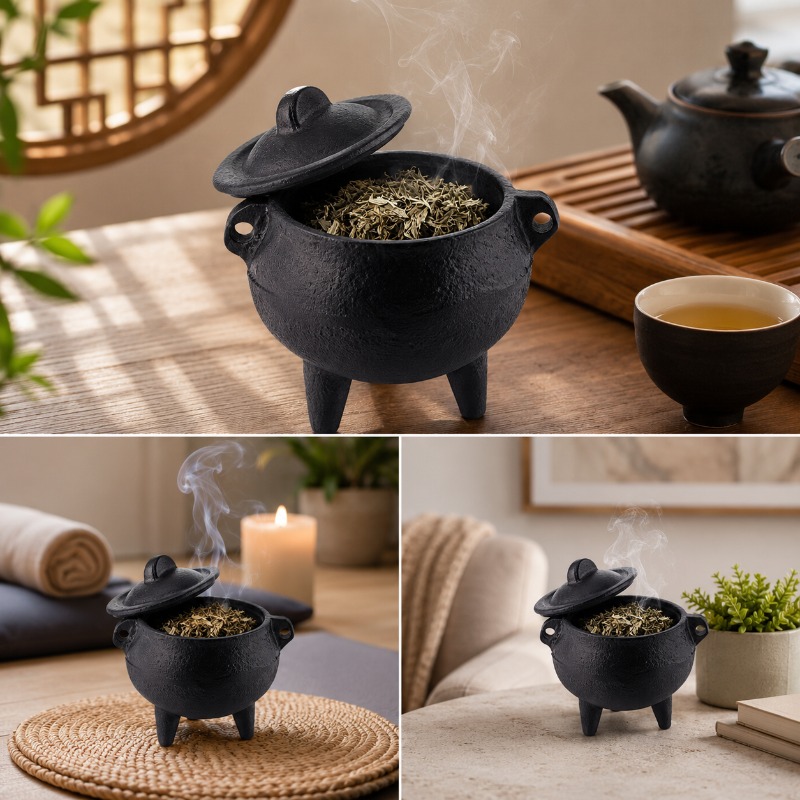 Retro gietijzeren wierookbrand - Home Fragrance Miniso recensie en prijs